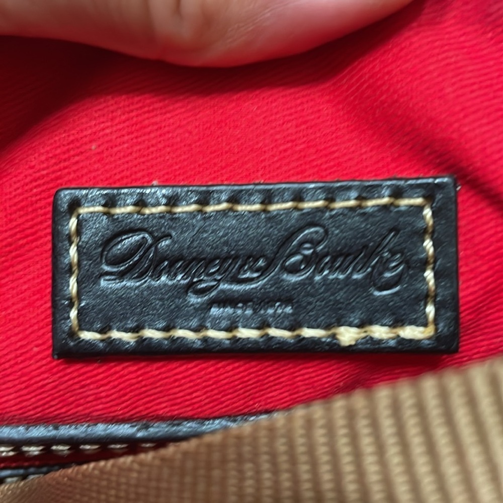 Dooney & Bourke Black Leather Crossbody Bag - Picture 7 of 14